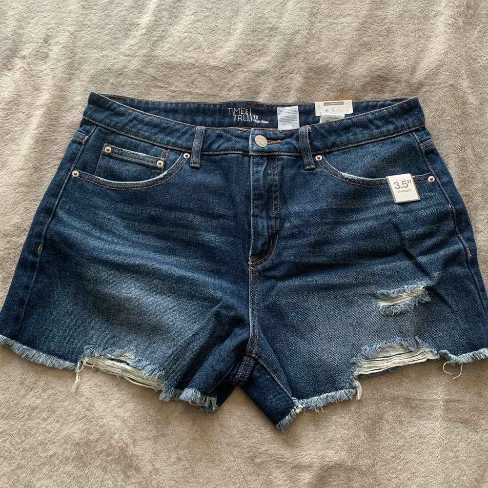 Denim shorts